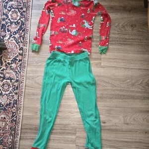 Red and Green Kids Pajamas